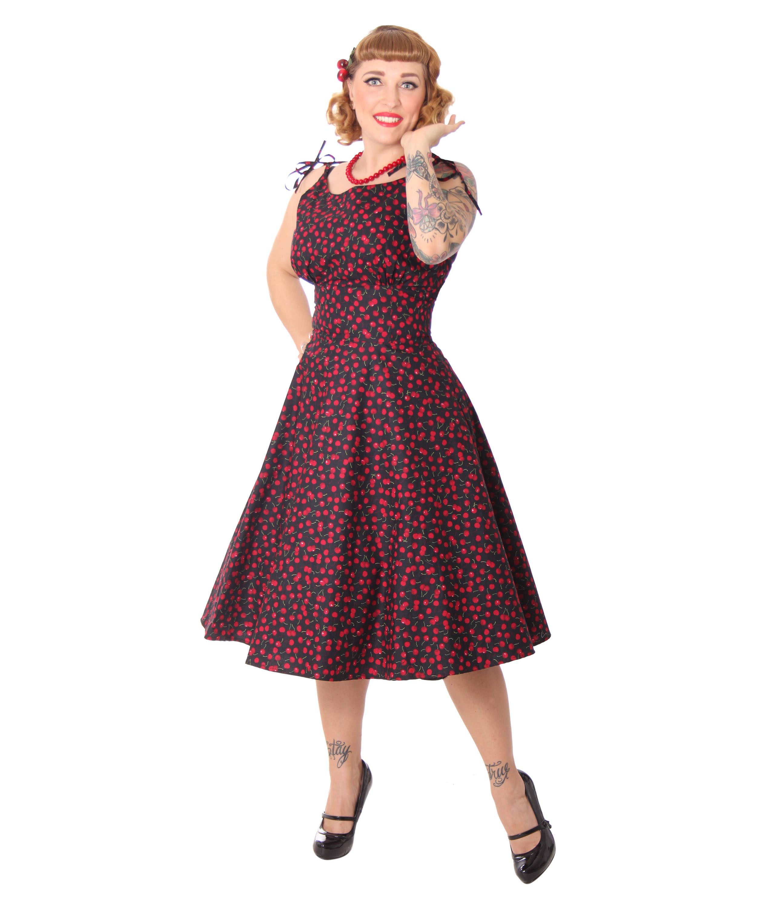 50s best sale cherry dress