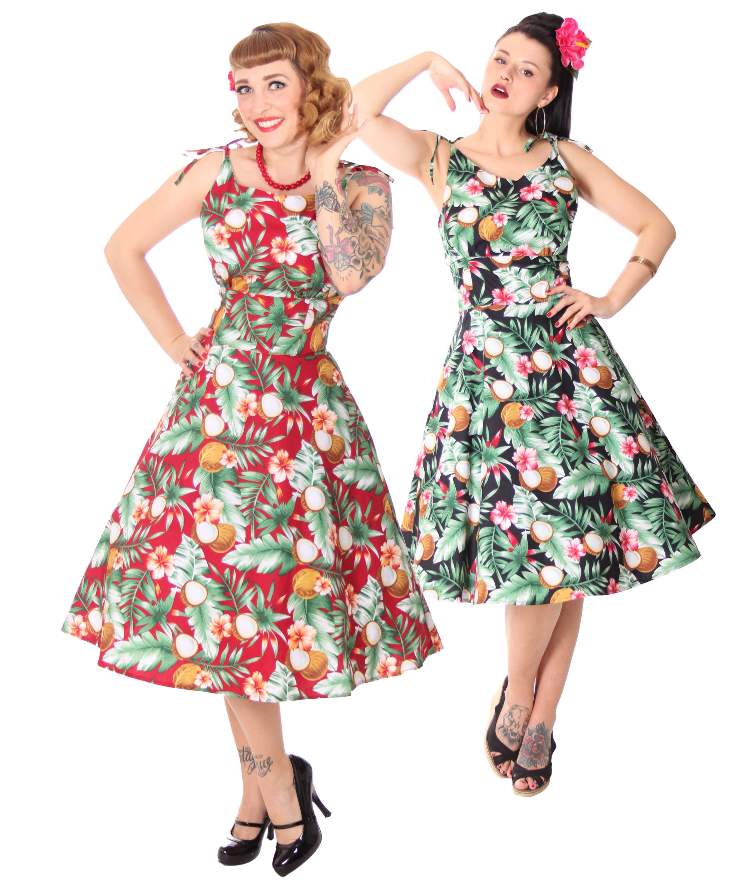 Rockabilly sales hawaiian dress