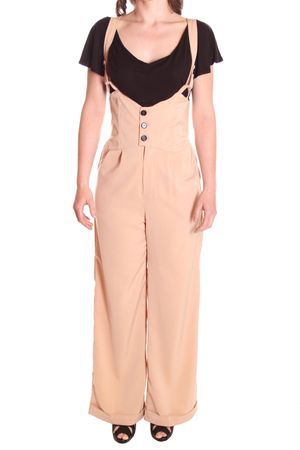 SIDE CUT OFF SUSPENDER PANTS ベージュ M Canvas Beige Suspenders – Duck – Wide (1.36 inch / 3,5 cm